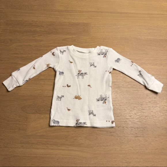 Carters farm animals Pajamas Set 12M - Picture 2 of 4